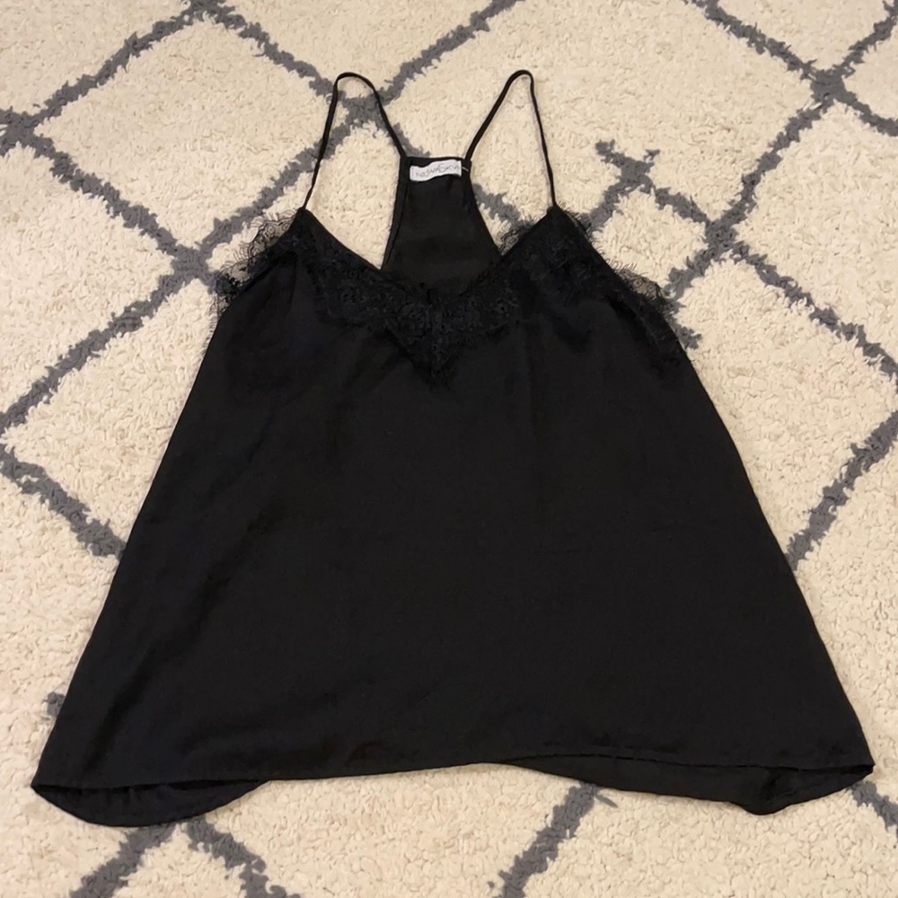 Black lace top